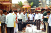 Seeking divine intervention : Janardhana Poojary offers Urulu Seve at Kudroli shrine